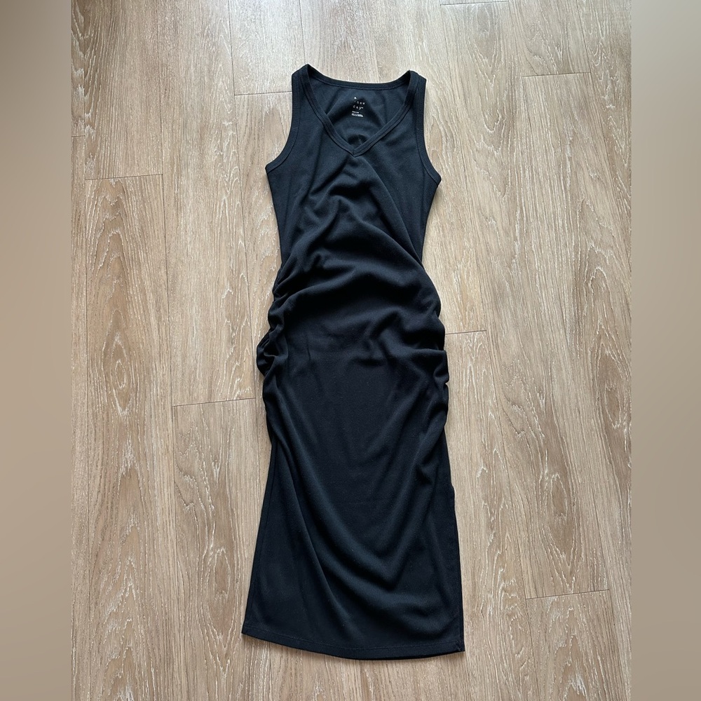 A New Day black ribbed maxi dress